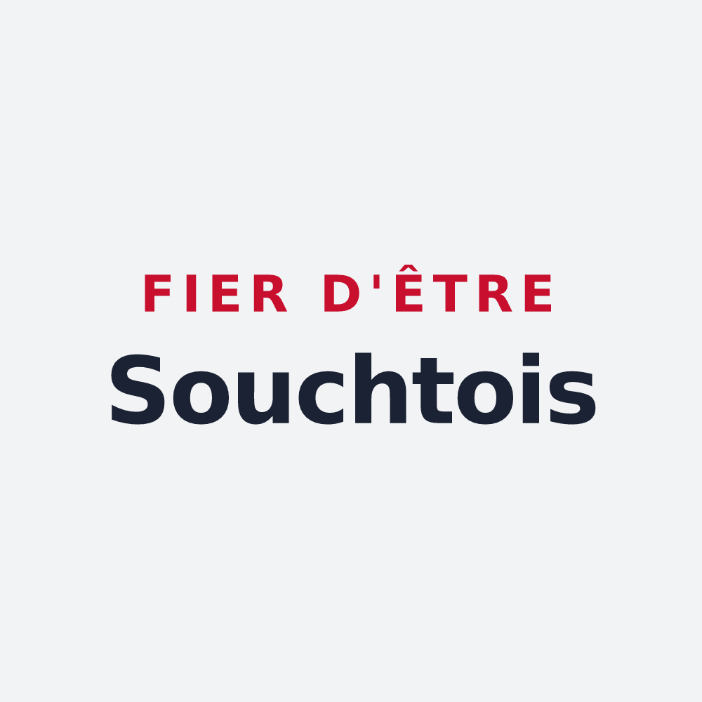Poster « Fier d'être Souchtois » — design pour Soucht