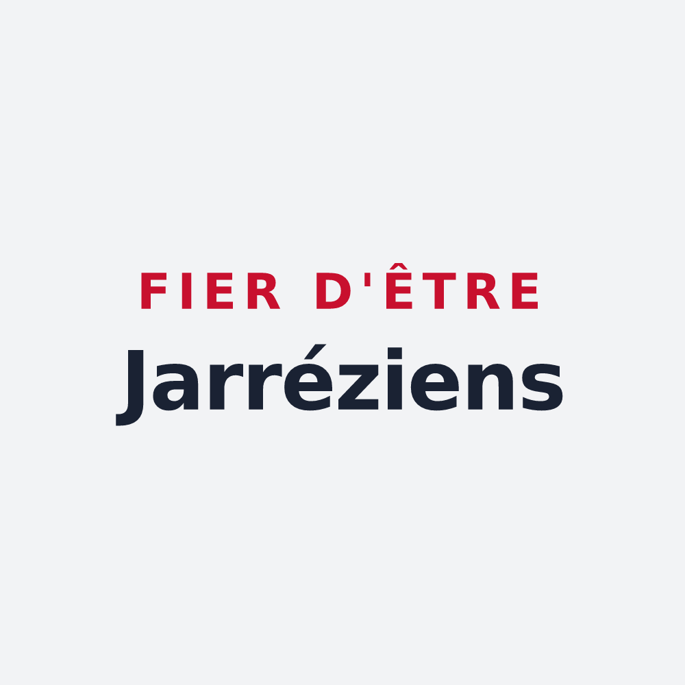 Poster « Fier d'être Jarréziens » — design pour Soucieu-en-Jarrest