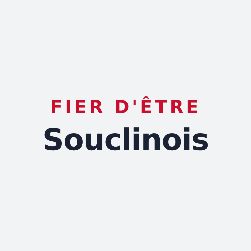 Poster « Fier d'être Souclinois » — design pour Souclin