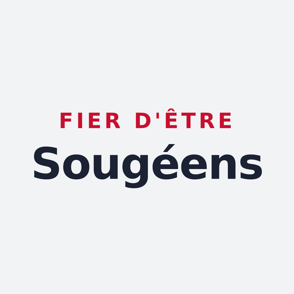 Poster « Fier d'être Sougéens » — design pour Sougé