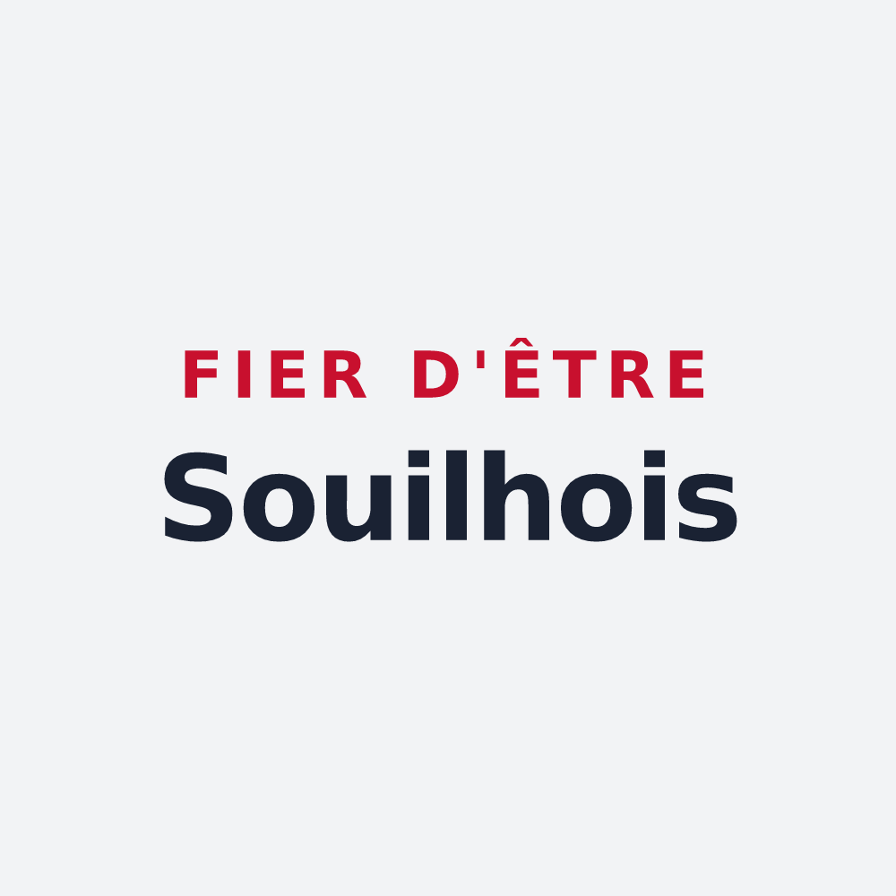 Poster « Fier d'être Souilhois » — design pour Souilhe