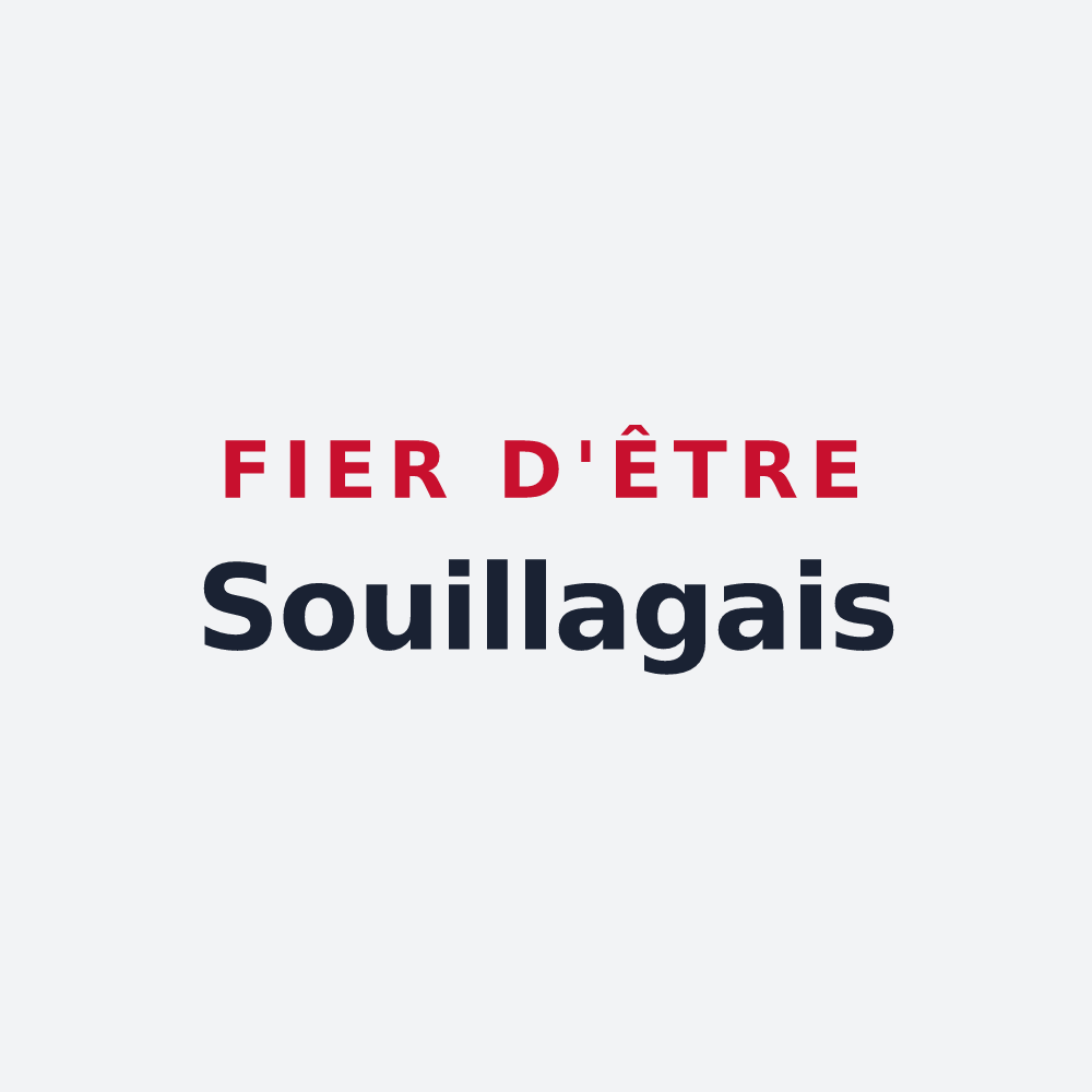 Poster « Fier d'être Souillagais » — design pour Souillac