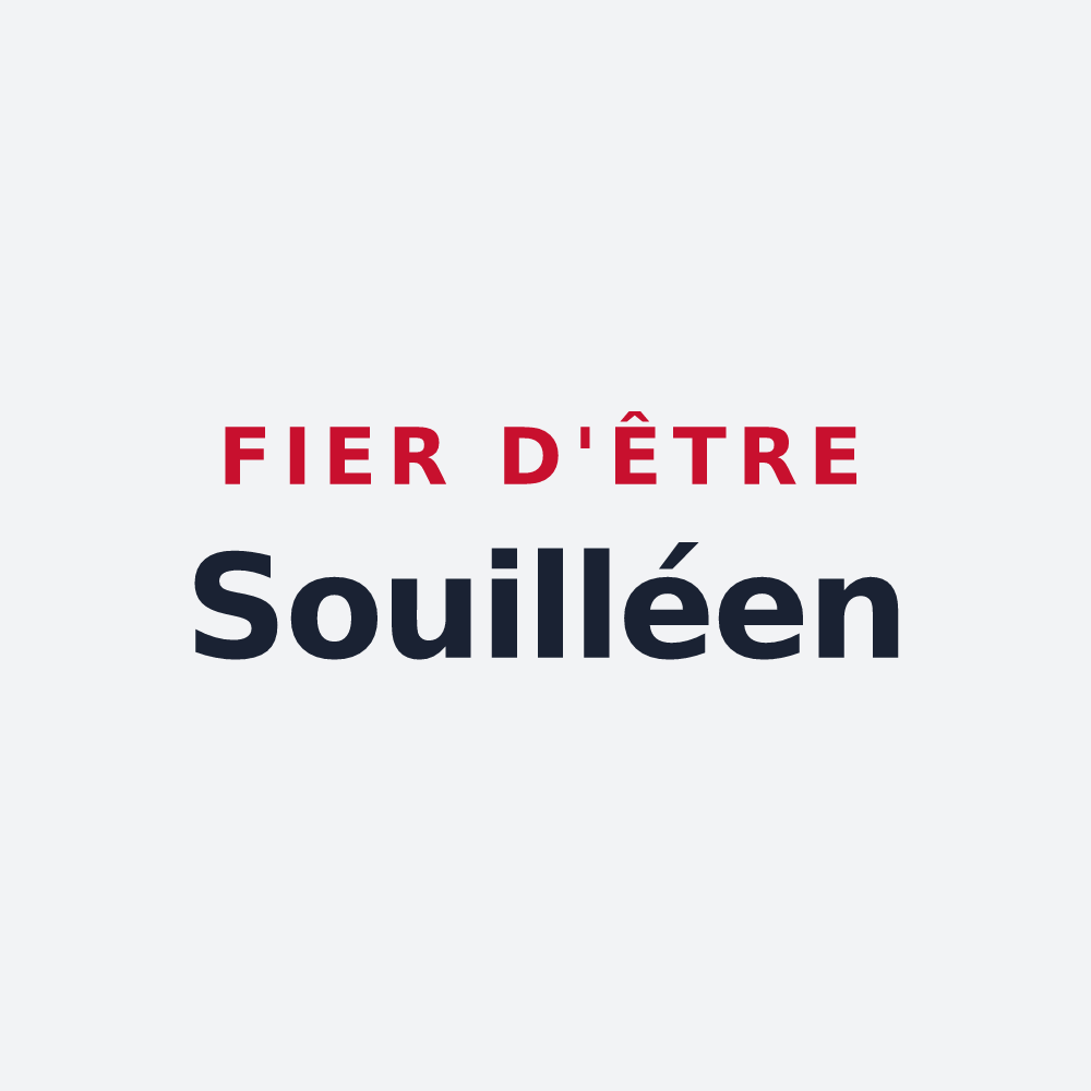 Poster « Fier d'être Souilléen » — design pour Souillé