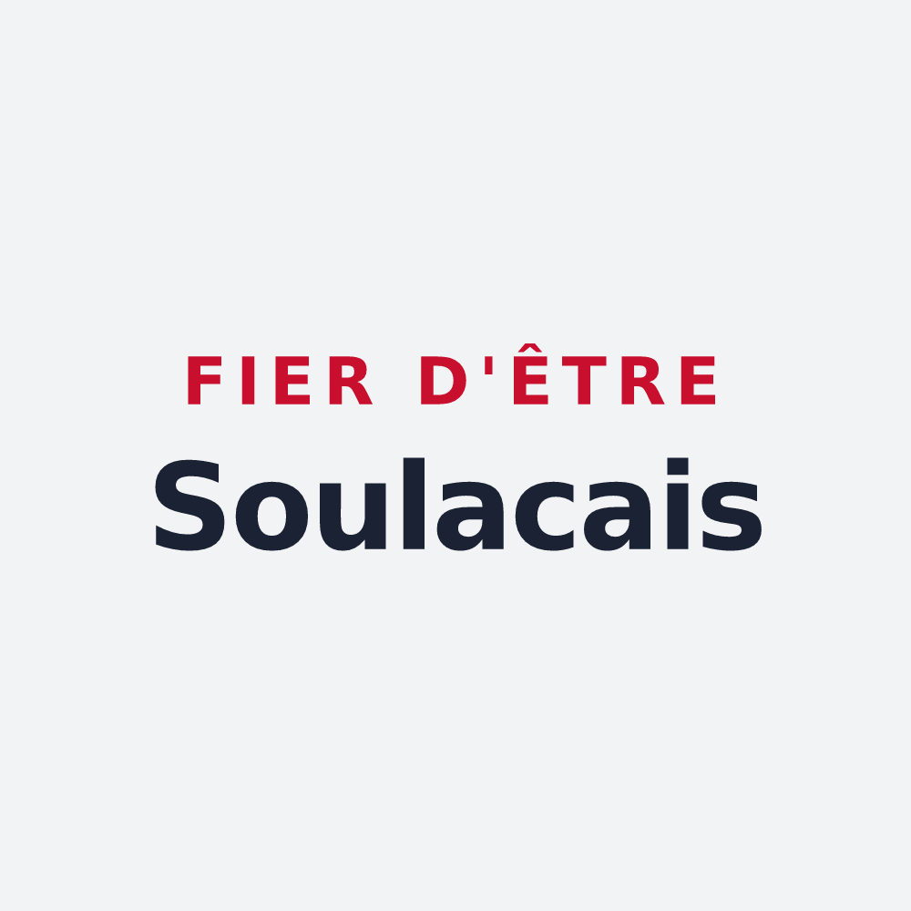 Poster « Fier d'être Soulacais » — design pour Soulac-sur-Mer