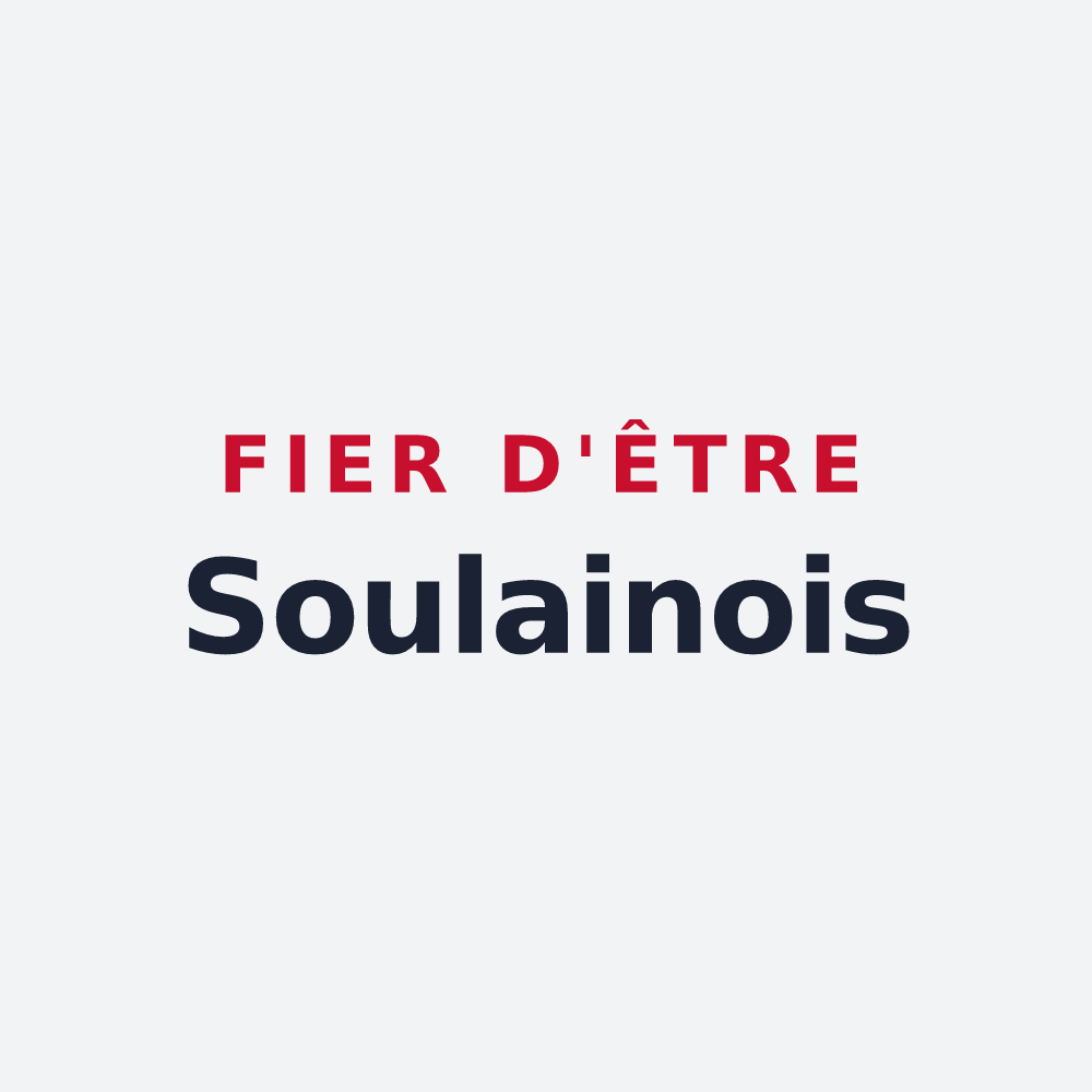Poster « Fier d'être Soulainois » — design pour Soulaines-Dhuys