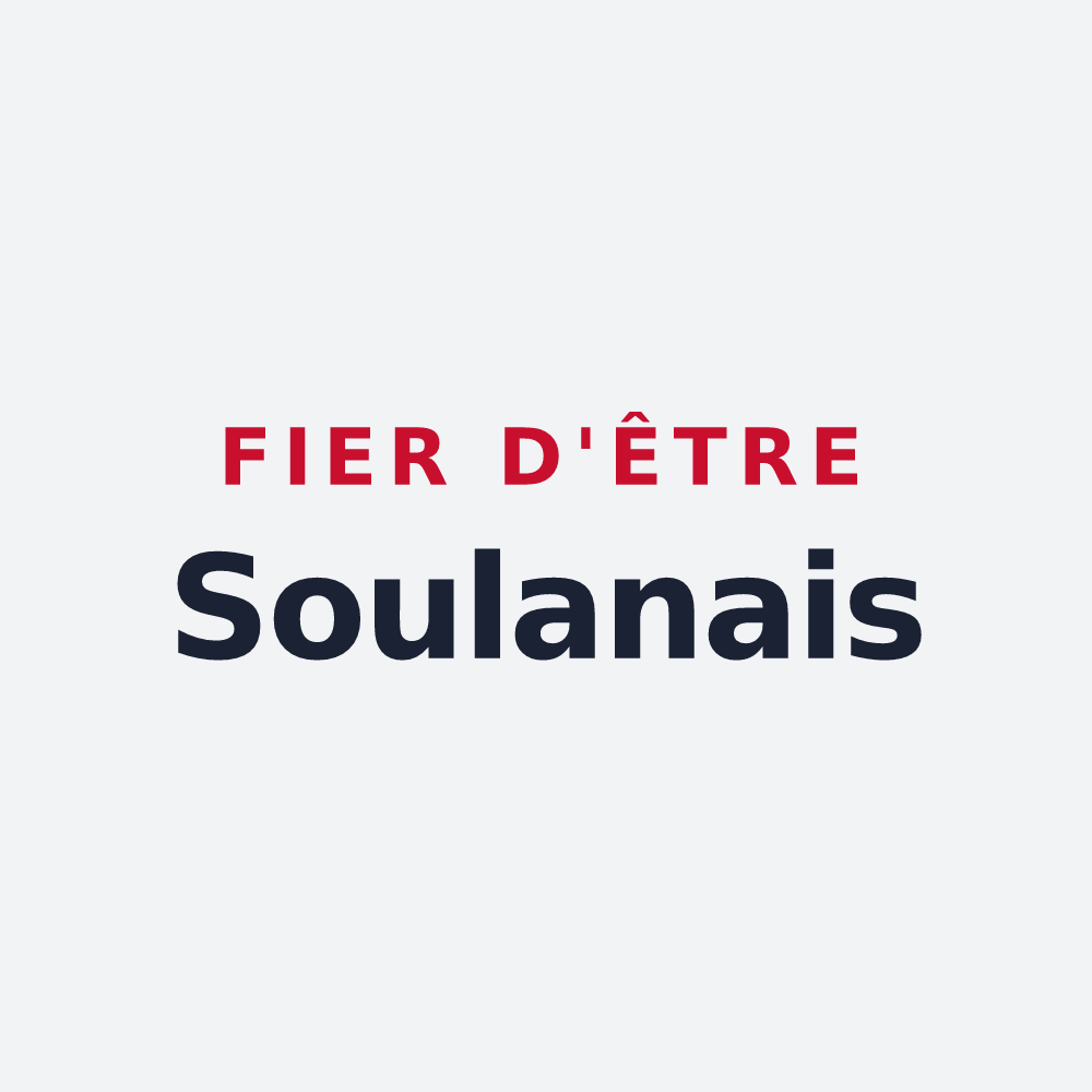 Poster « Fier d'être Soulanais » — design pour Soulan