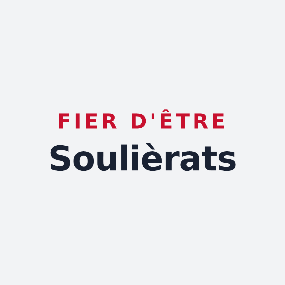 Poster « Fier d'être Soulièrats » — design pour Soulières