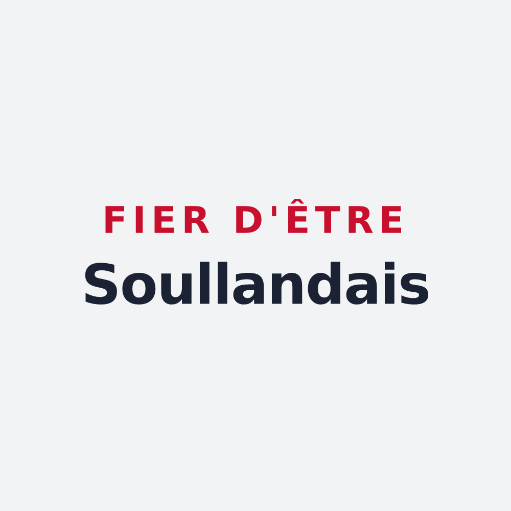 Poster « Fier d'être Soullandais » — design pour Soullans