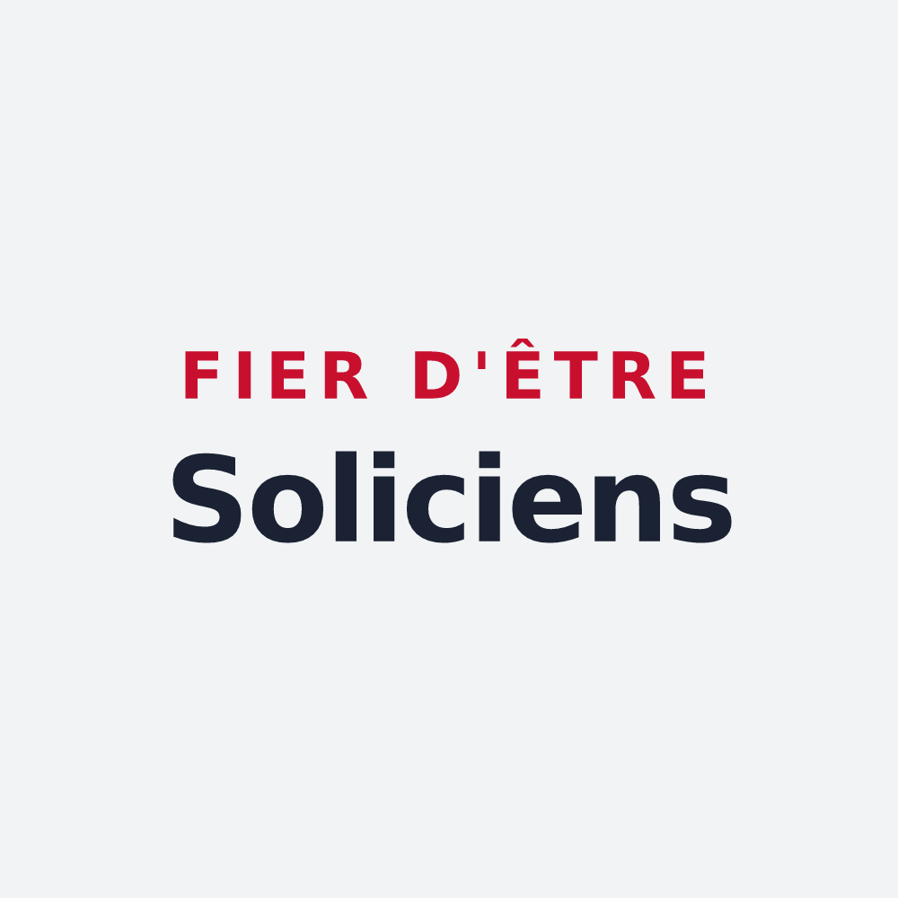 Poster « Fier d'être Soliciens » — design pour Soulosse-sous-Saint-Élophe