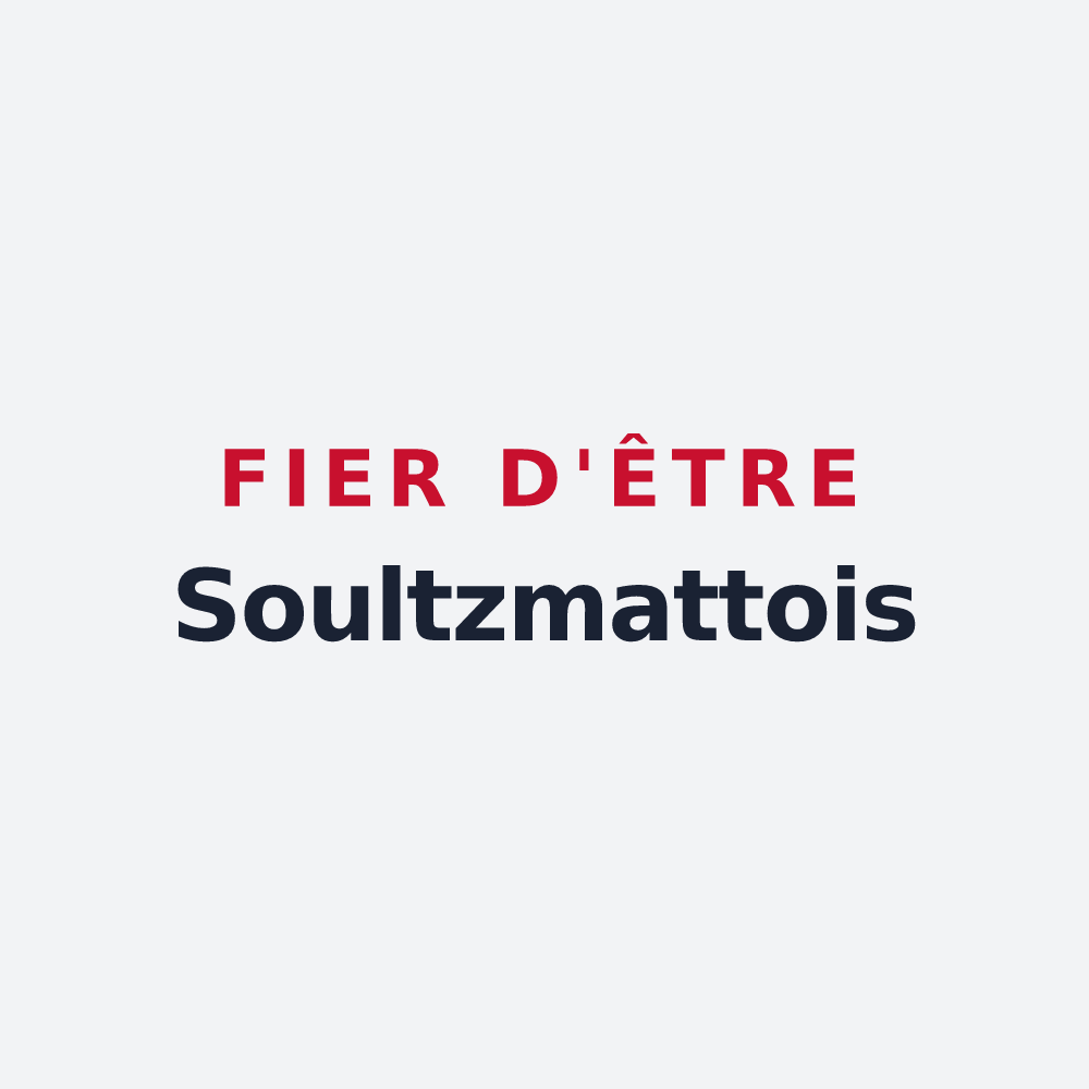 Poster « Fier d'être Soultzmattois » — design pour Soultzmatt
