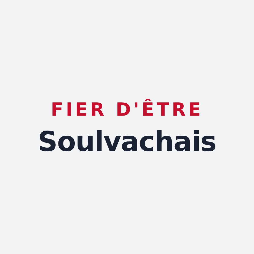 Poster « Fier d'être Soulvachais » — design pour Soulvache