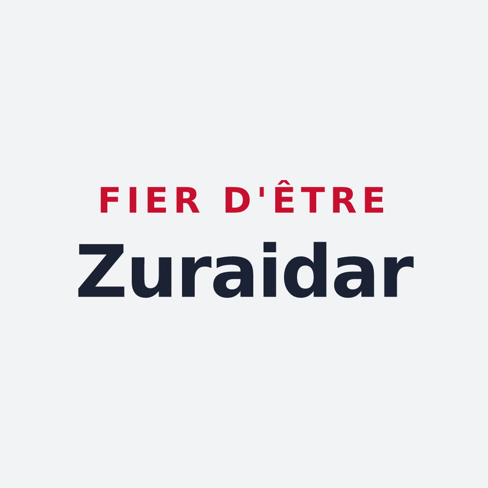 Poster « Fier d'être Zuraidar » — design pour Souraïde