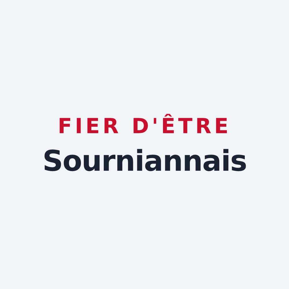 Poster « Fier d'être Sourniannais » — design pour Sournia
