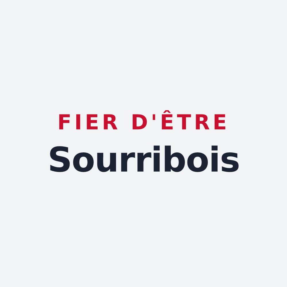Poster « Fier d'être Sourribois » — design pour Sourribes