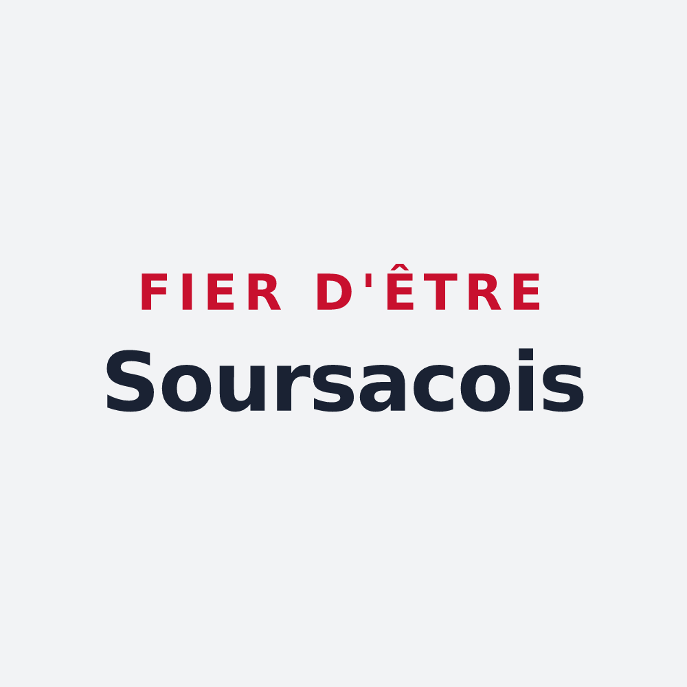 Poster « Fier d'être Soursacois » — design pour Soursac