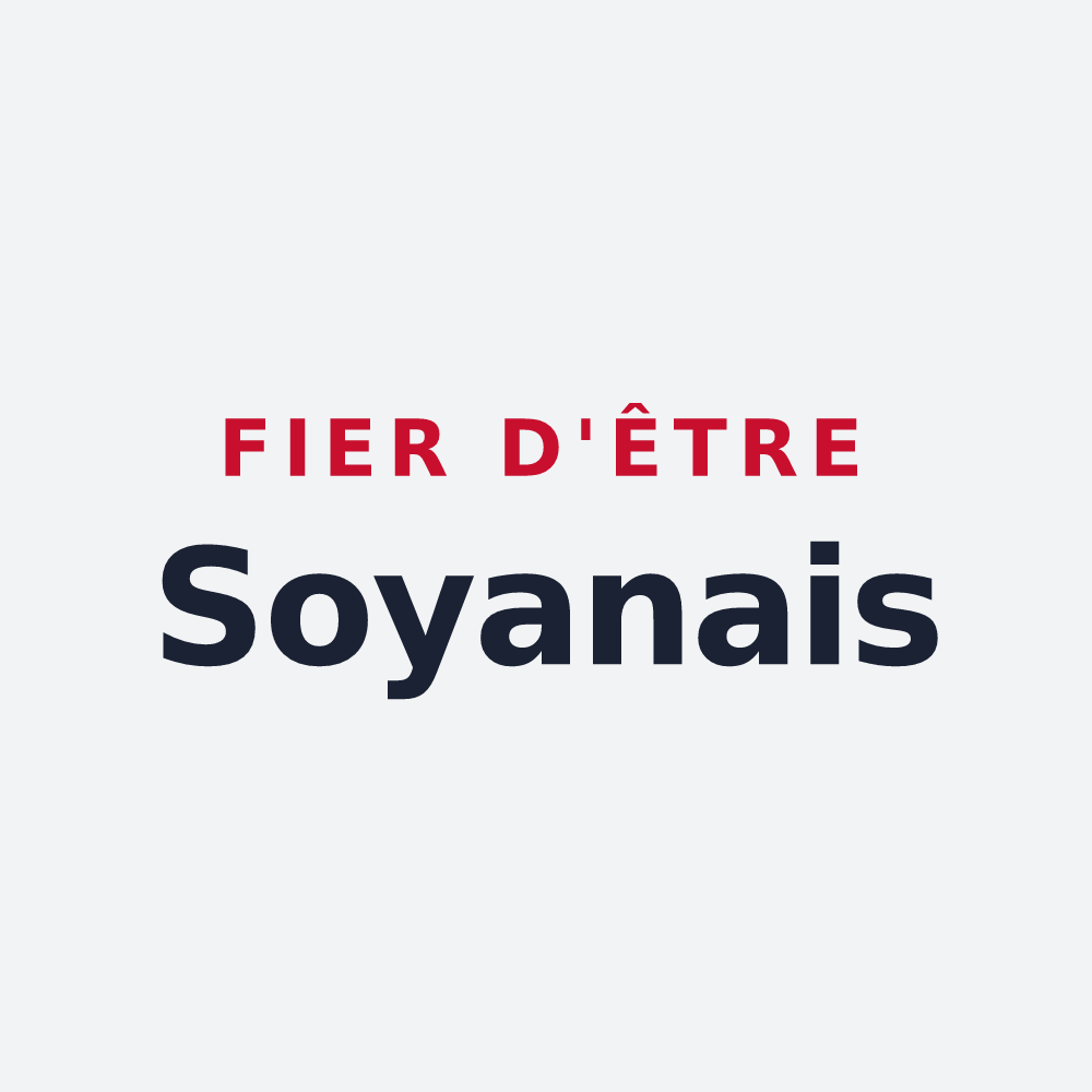 Poster « Fier d'être Soyanais » — design pour Soyans