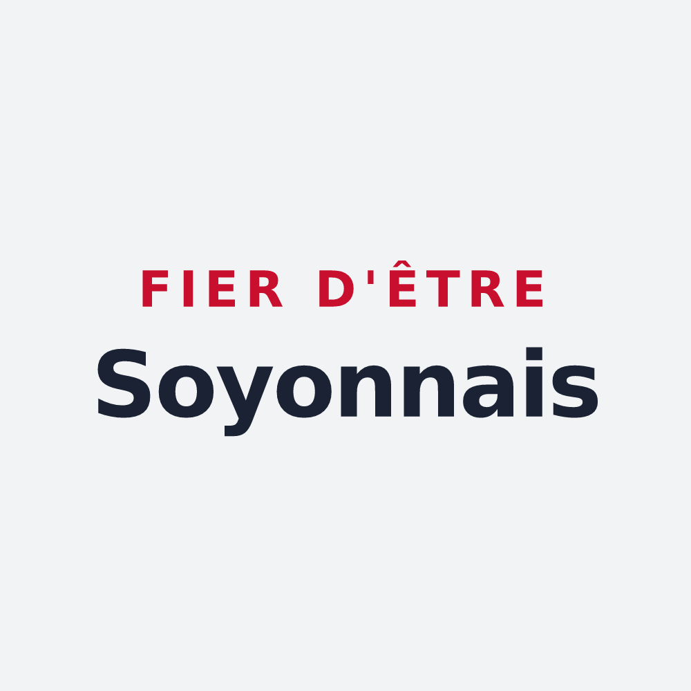 Poster « Fier d'être Soyonnais » — design pour Soyons