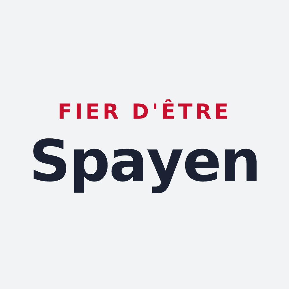 Poster « Fier d'être Spayen » — design pour Spay