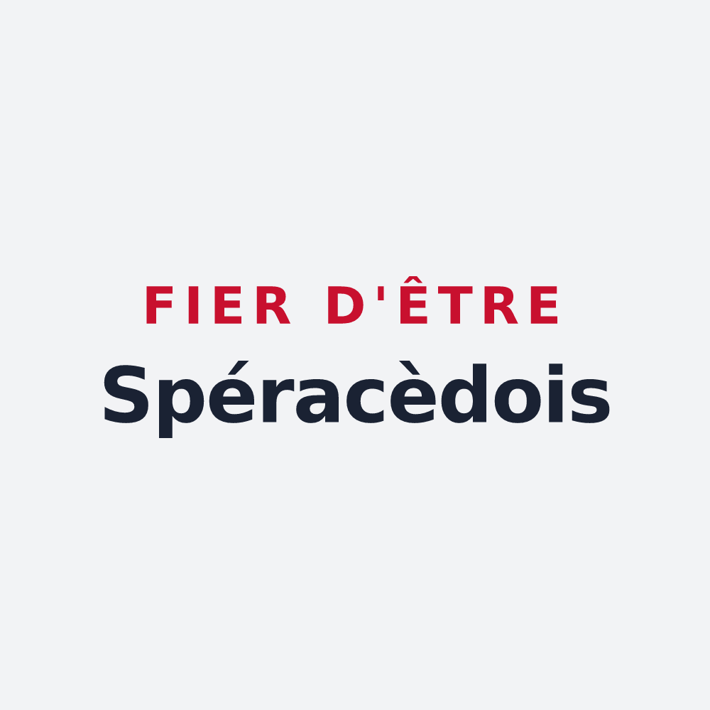Poster « Fier d'être Spéracèdois » — design pour Spéracèdes
