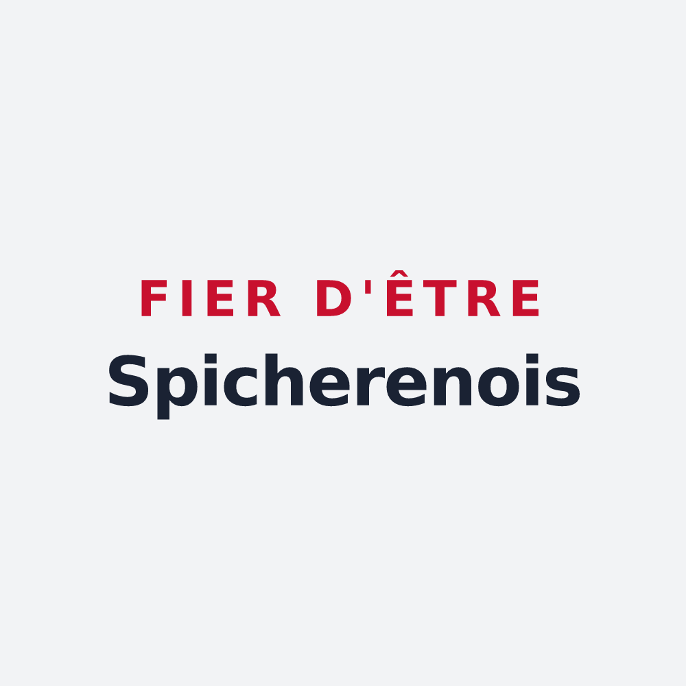 Poster « Fier d'être Spicherenois » — design pour Spicheren