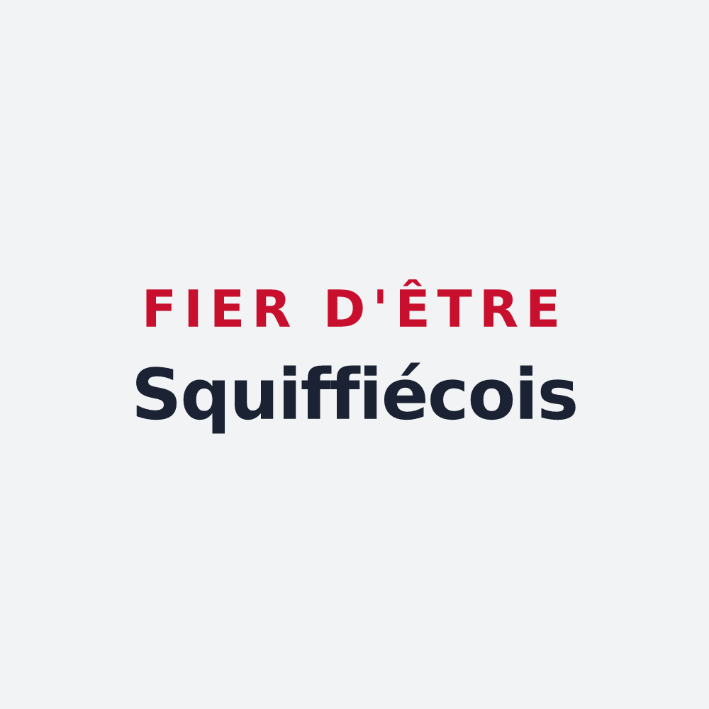 Poster « Fier d'être Squiffiécois » — design pour Squiffiec
