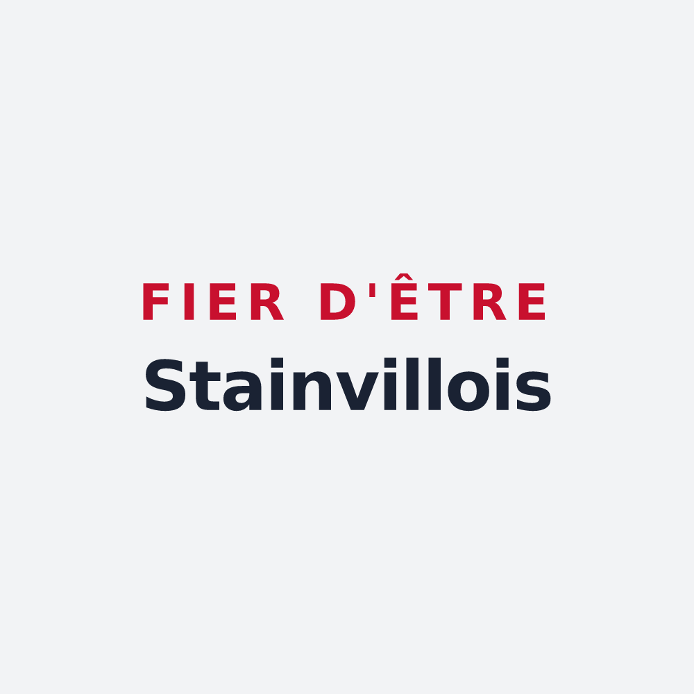 Poster « Fier d'être Stainvillois » — design pour Stainville