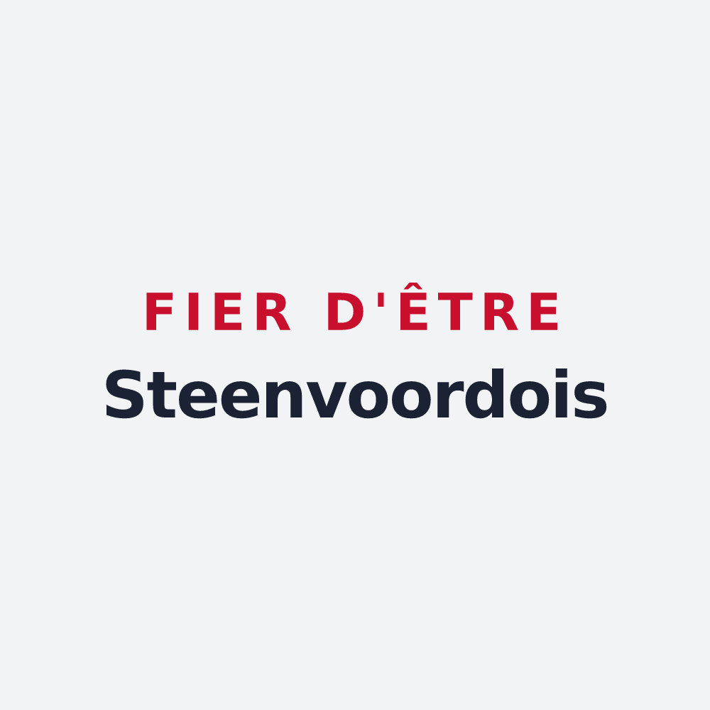 Poster « Fier d'être Steenvoordois » — design pour Steenvoorde