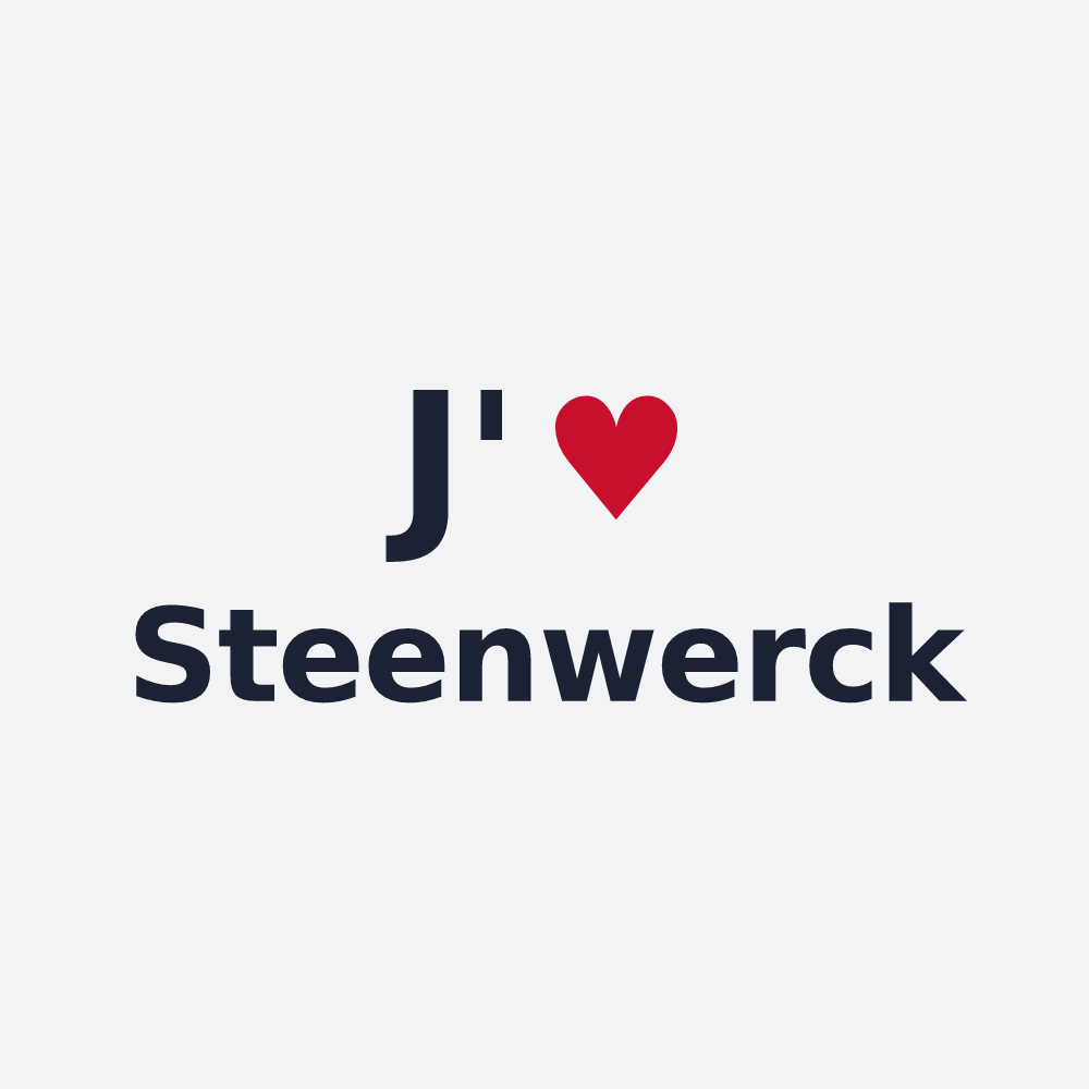 Poster personnalisé Steenwerck — design J'aime Steenwerck