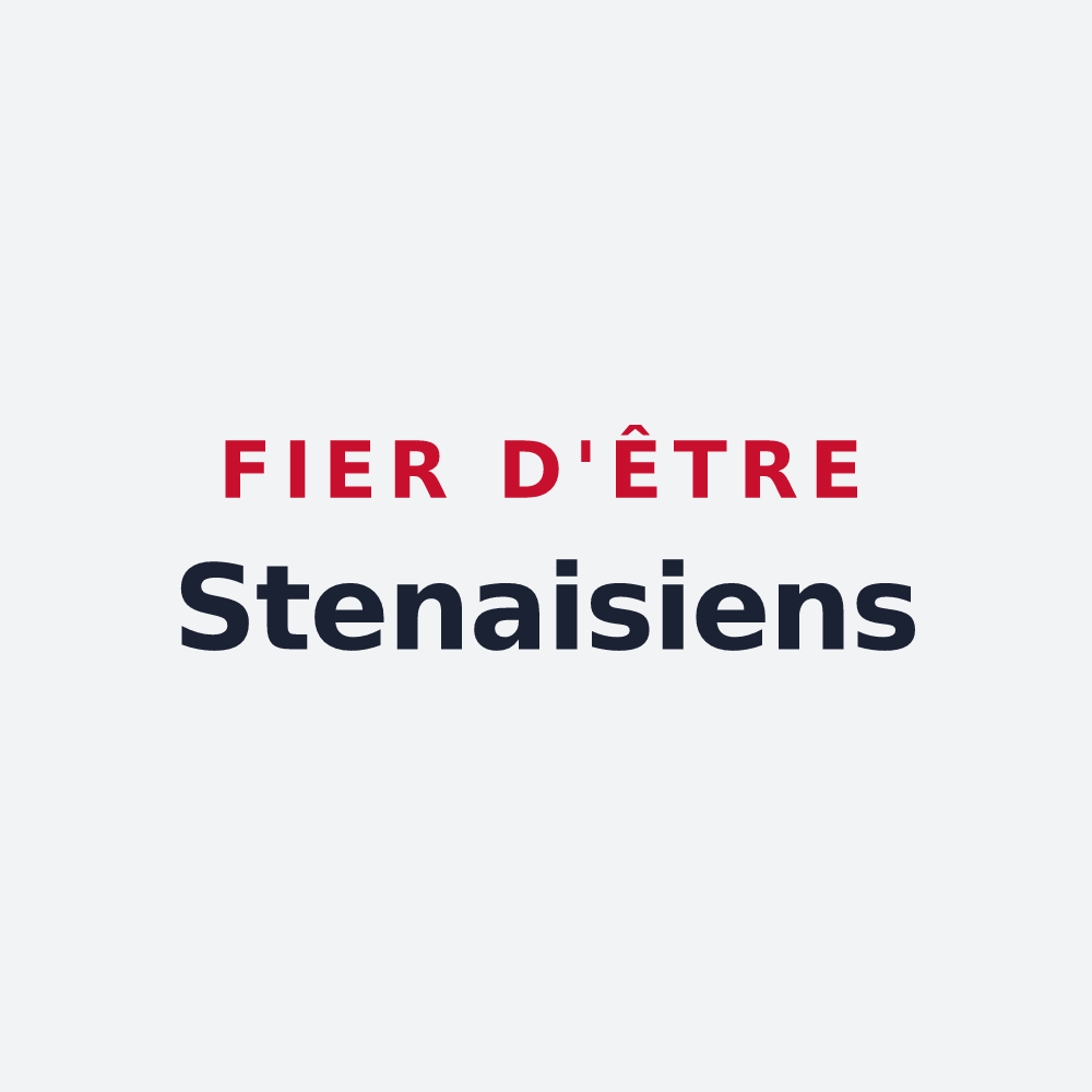 Poster « Fier d'être Stenaisiens » — design pour Stenay