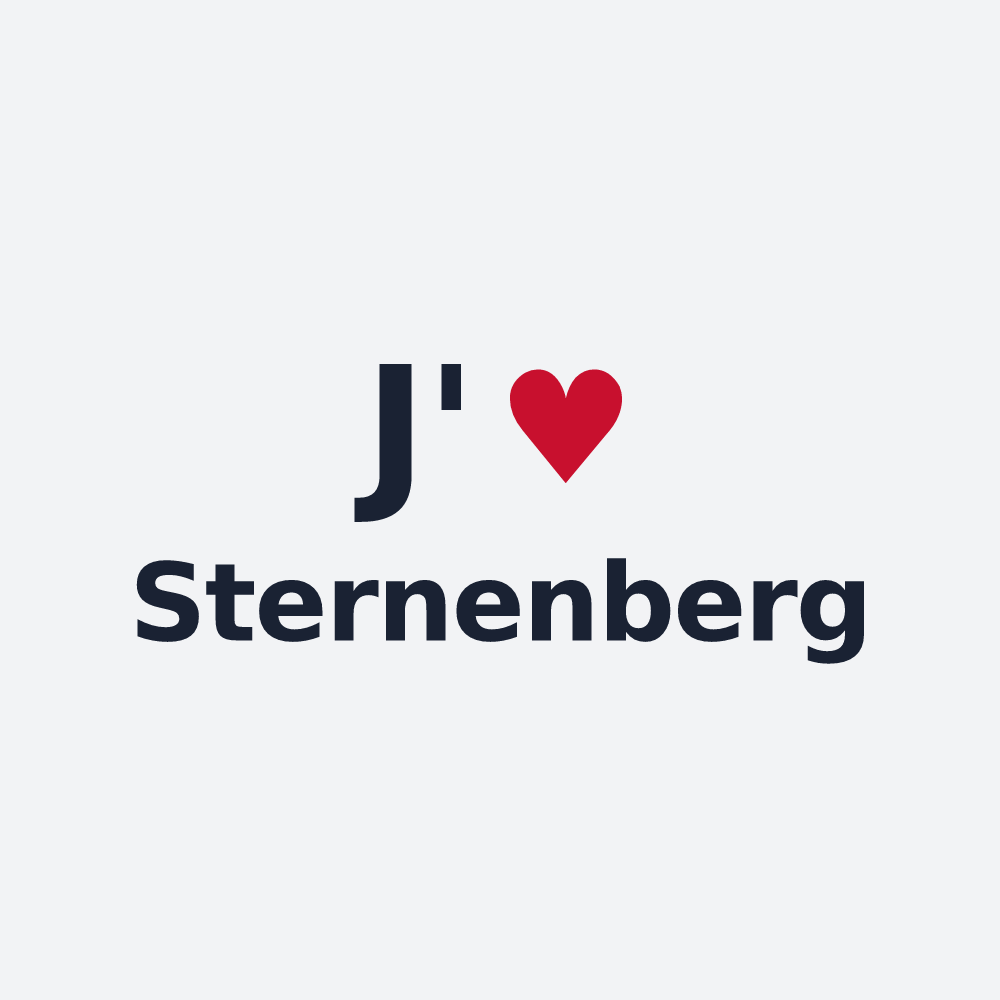 Poster personnalisé Sternenberg — design J'aime Sternenberg