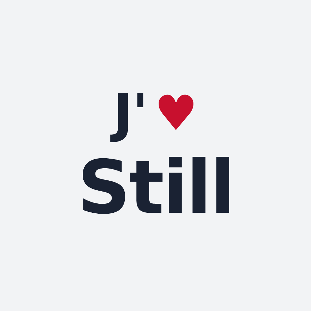 Poster personnalisé Still — design J'aime Still