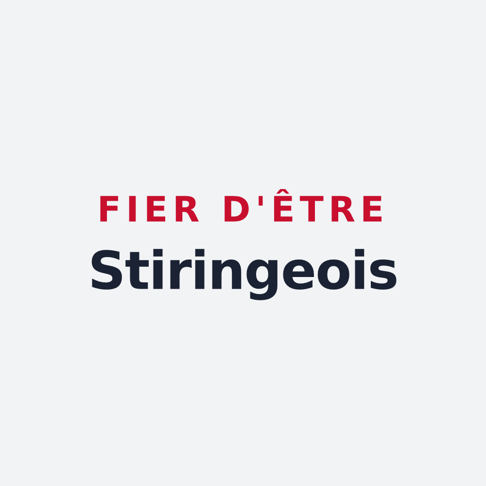 Poster « Fier d'être Stiringeois » — design pour Stiring-Wendel