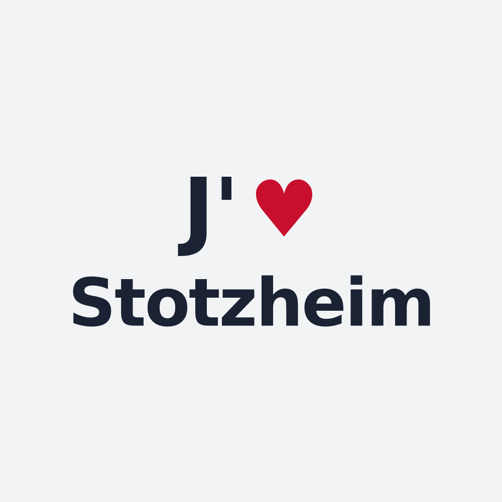 Poster personnalisé Stotzheim — design J'aime Stotzheim