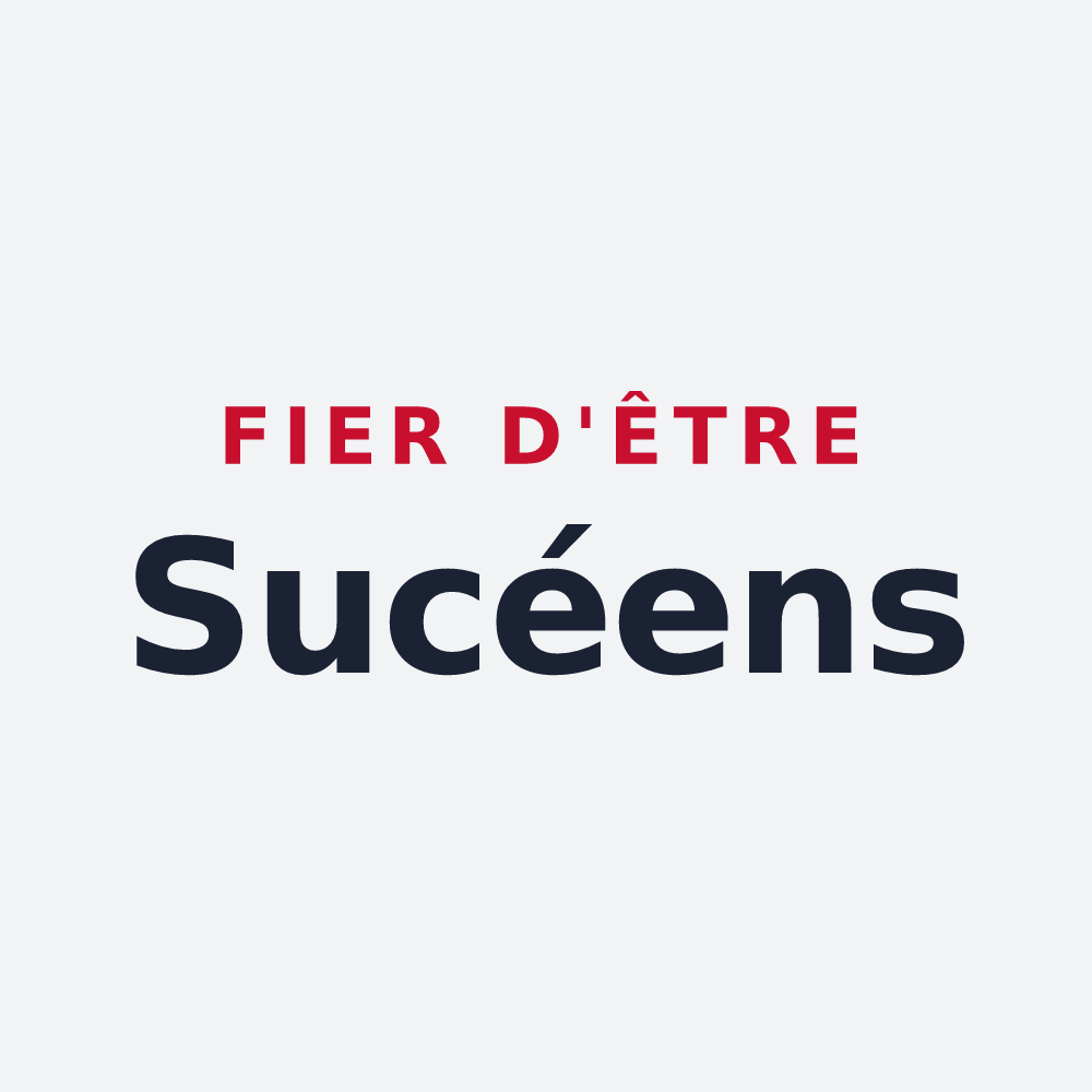 Poster « Fier d'être Sucéens » — design pour Sucé-sur-Erdre