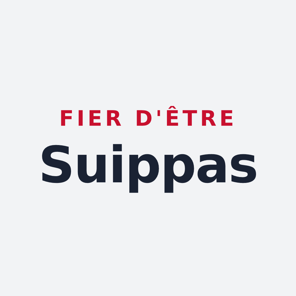 Poster « Fier d'être Suippas » — design pour Suippes