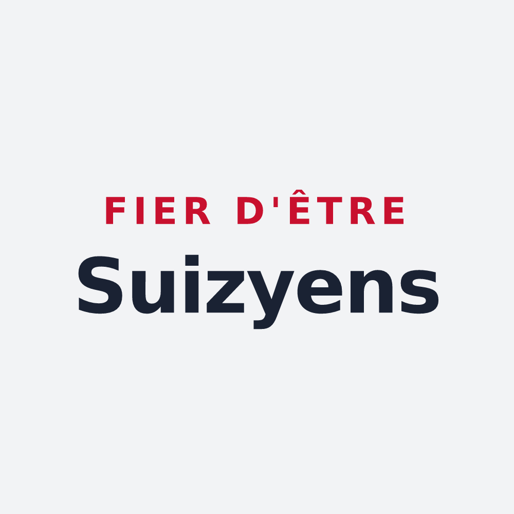 Poster « Fier d'être Suizyens » — design pour Suizy-le-Franc