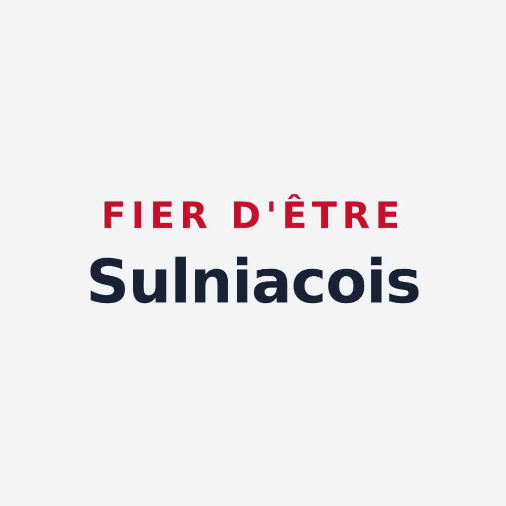 Poster « Fier d'être Sulniacois » — design pour Sulniac