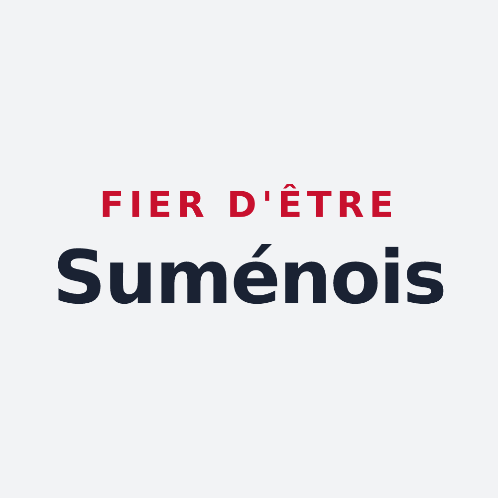 Poster « Fier d'être Suménois » — design pour Sumène