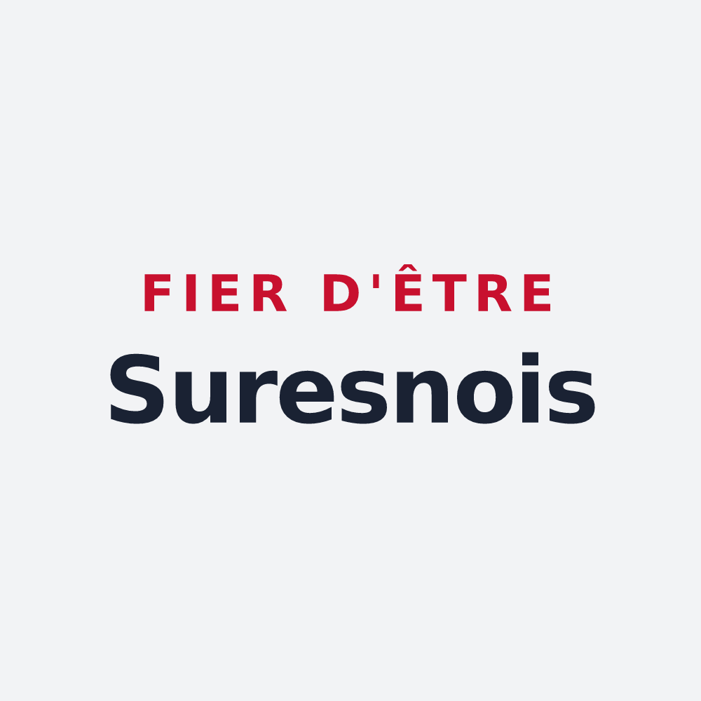 Poster « Fier d'être Suresnois » — design pour Suresnes
