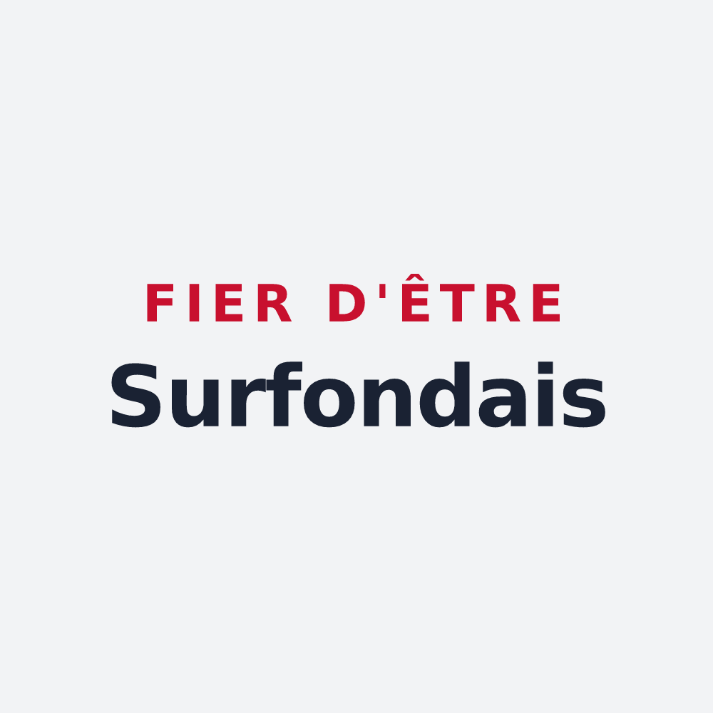 Poster « Fier d'être Surfondais » — design pour Surfonds