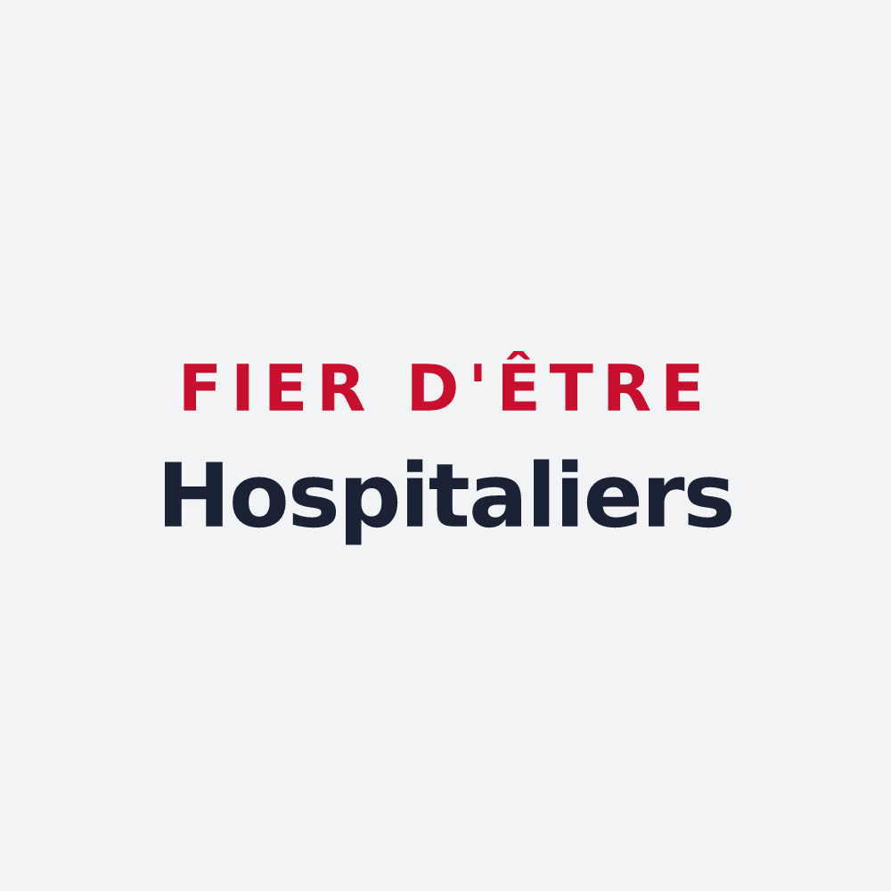 Poster « Fier d'être Hospitaliers » — design pour Surjoux-Lhopital