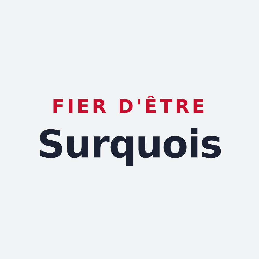 Poster « Fier d'être Surquois » — design pour Surques