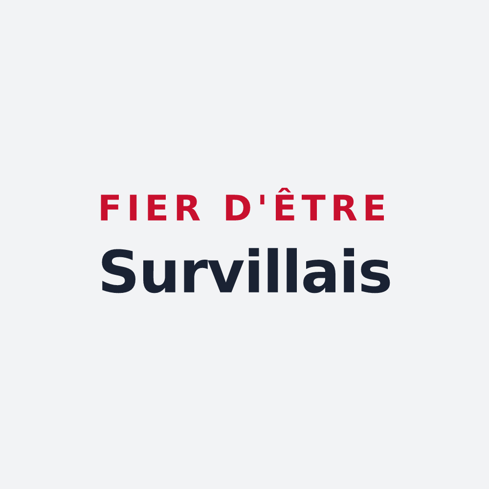 Poster « Fier d'être Survillais » — design pour Surville