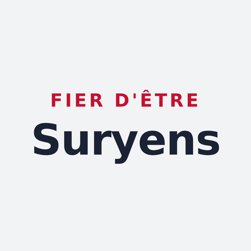 Poster « Fier d'être Suryens » — design pour Sury-aux-Bois