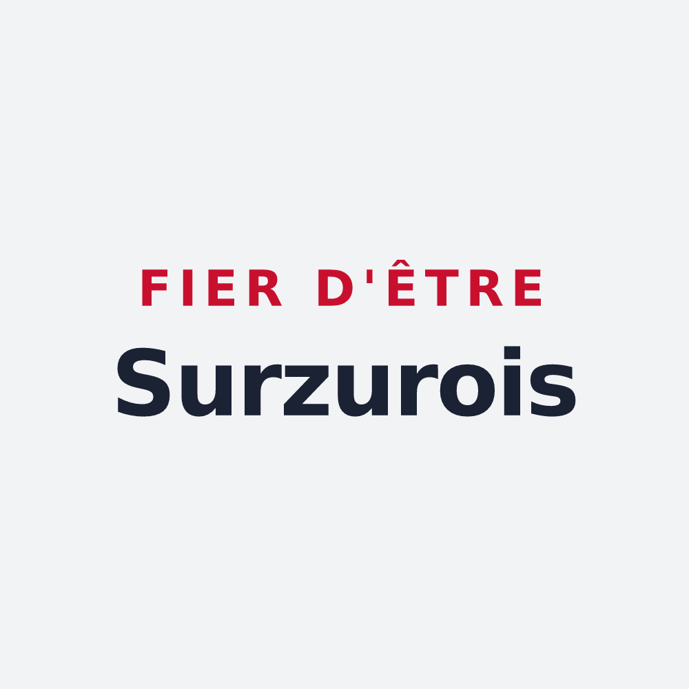 Poster « Fier d'être Surzurois » — design pour Surzur
