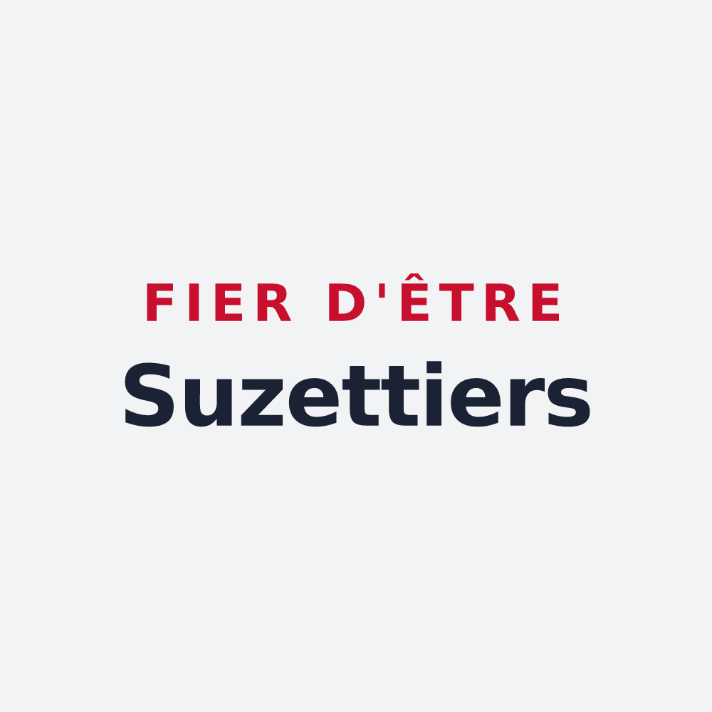 Poster « Fier d'être Suzettiers » — design pour Suzette