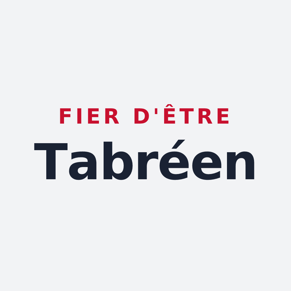Poster « Fier d'être Tabréen » — design pour Tabre