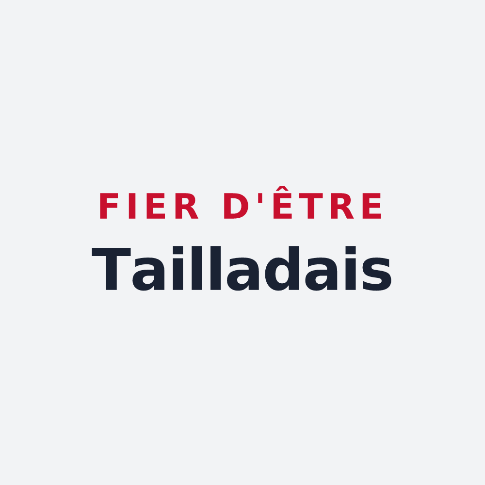 Poster « Fier d'être Tailladais » — design pour Taillades