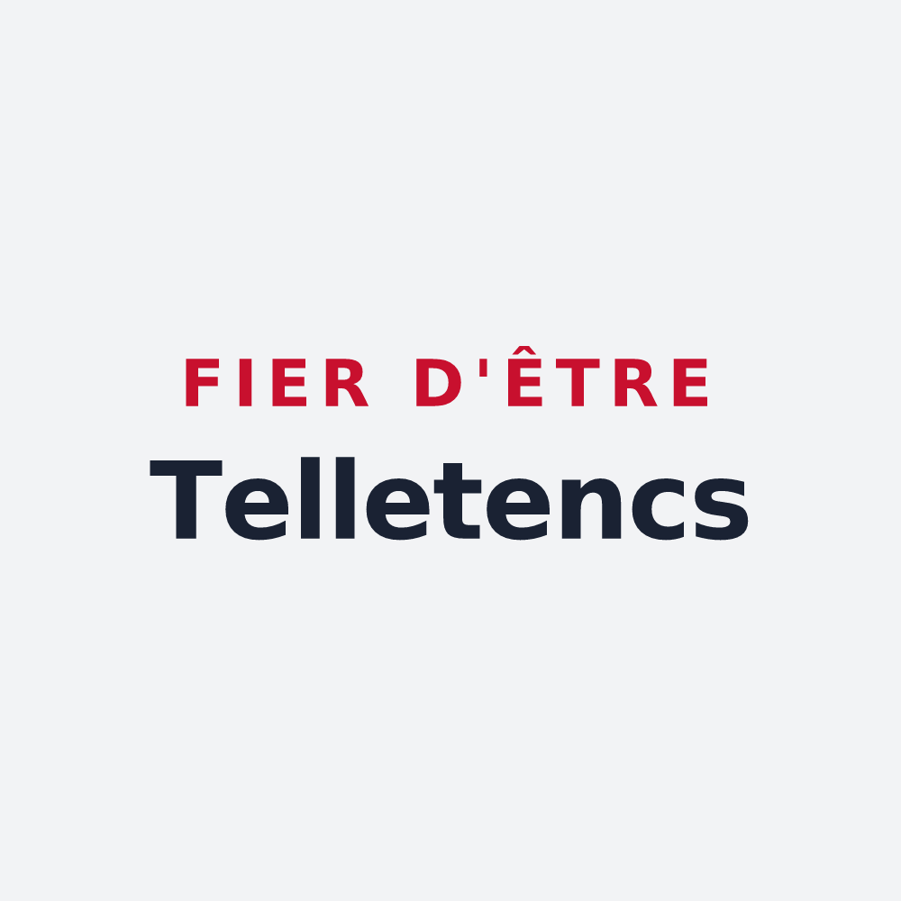 Poster « Fier d'être Telletencs » — design pour Taillet