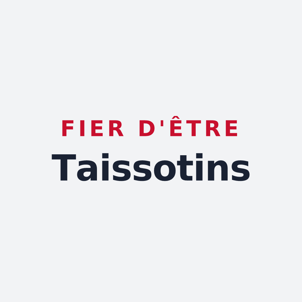 Poster « Fier d'être Taissotins » — design pour Taissy